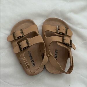 Old Navy Baby Tan Birkenstock Style Sandals 3-6 Months NWOT